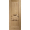 Calabria Oak Panel Door Pair - Raised Mouldings