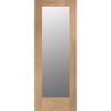 Minimalist Wardrobe Door & Frame Kit - Four Pattern 10 Shaker Oak Doors - Obscure Glass - Unfinished