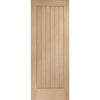 Fire Rated Suffolk Oak Door - Vertical Lining - 1 Hour Fire Rated