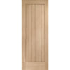 Bespoke Thrufold Suffolk Oak Folding 2+2 Door - Vertical Lining - Prefinished