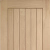 Four Sliding Wardrobe Doors & Frame Kit - Suffolk Oak Door - Prefinished