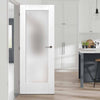 Pattern 10 white interior glazed door