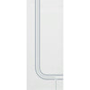 Holburn 8mm Obscure Glass - Clear Printed Design - Single Evokit Glass Pocket Door