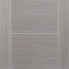 Light Grey Vancouver Staffetta Quad Telescopic Pocket Doors - Prefinished