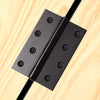 Fixed Pin Hinge Powder Coat Black: HINFP4PCB Antique Hinge