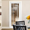 Worcester panelled white door