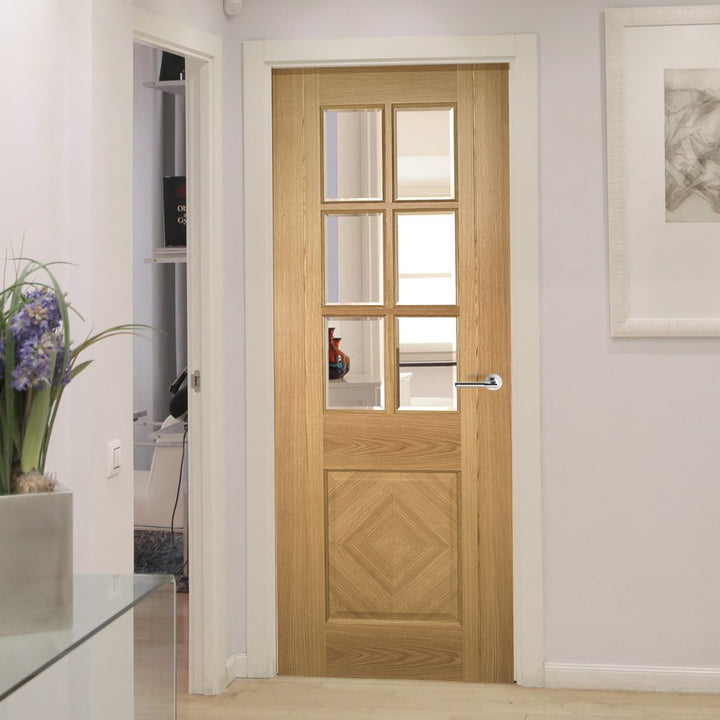 Kensington Oak Panel Internal Door - Prefinished