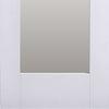 Three Sliding Doors and Frame Kit - Pattern 10 1 Pane Door - Clear Glass - White Primed