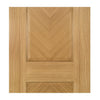 Kensington Oak Panel Staffetta Quad Telescopic Pocket Doors - Prefinished