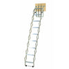 Dolle Aluminium Loft Ladder - Alufix 10 treads - Min - Max Ceiling Height 2460mm - 2730mm