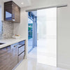 Single Glass Sliding Door - Lauder 8mm Obscure Glass - Obscure Printed Design - Planeo 60 Pro Kit