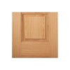 Arnhem 1L/1 Panel Oak Single Evokit Pocket Door Detail - Clear Glass - Prefinished