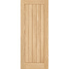 Five Folding Doors & Frame Kit - Montreal Oak Flush Internal 3+2 - Prefinished