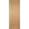 Double Sliding Door & Track - Mexicano Oak Doors - Prefinished