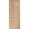 Bespoke Thruslide Colonial Oak 6 Panel 3 Door Wardrobe and Frame Kit