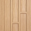 Coventry Contemporary Oak Veneer Staffetta Quad Telescopic Pocket Doors