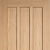 Four Folding Doors & Frame Kit - Coventry Contemporary Panel Oak 3+1 - Unfinished