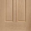 Bespoke Malton Oak Glazed Door Pair - No Raised Mouldings