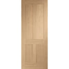 Fire Rated Victorian Shaker Oak Door - 1/2 Hour Fire Rated