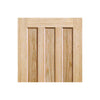 Four Sliding Doors and Frame Kit - DX 60's Nostalgia Oak Panel Door - Unfinished