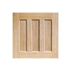 Four Sliding Doors and Frame Kit - DX 60's Nostalgia Oak Panel Door - Unfinished