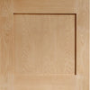 Four Folding Doors & Frame Kit - DX 1930'S Oak Panel 2+2 - Prefinished