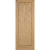 Six Folding Doors & Frame Kit - 1 Panel Inlay Flush Oak 3+3 - Prefinished