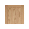 Four Folding Doors & Frame Kit - 1 Panel Inlay Flush Oak 3+1 - Prefinished