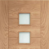 Bespoke Thruslide Palermo Oak 4 Pane Glazed 4 Door Wardrobe and Frame Kit