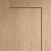 Four Folding Doors & Frame Kit - Pattern 10 Oak 2 Panel 3+1 - Prefinished