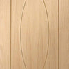 Bespoke Thruslide Pesaro Oak Flush 4 Door Wardrobe and Frame Kit