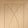 Bespoke Thrufold Pesaro Oak Flush Folding 3+0 Door - Prefinished