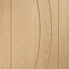 Bespoke Thruslide Salerno Oak Flush 4 Door Wardrobe and Frame Kit - Prefinished