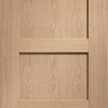 Bespoke Thruslide Shaker Oak 4 Panel - 3 Sliding Doors and Frame Kit