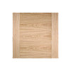 Bespoke Thruslide Surface Sofia Oak Flush Door - Prefinished Sliding Double Door and Track Kit