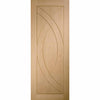 Bespoke Thruslide Treviso Oak Flush - 2 Sliding Doors and Frame Kit - Prefinished