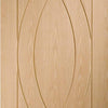 Bespoke Thruslide Treviso Oak Flush - 2 Sliding Doors and Frame Kit - Prefinished