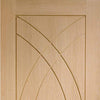 Bespoke Treviso Oak Flush Single Frameless Pocket Door Detail