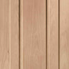 Four Sliding Wardrobe Doors & Frame Kit - Worcester Oak 3 Panel Door - Unfinished