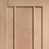 Bespoke Thrufold Worcester Oak 3 Panel Folding 2+2 Door