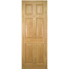 Saturn Tubular Stainless Steel Sliding Track & Oxford Oak Panel Double Door - Prefinished