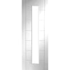 Bespoke Thruslide Palermo 1L Glazed - 3 Sliding Doors and Frame Kit - White Primed