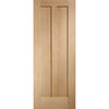 Bespoke Thruslide Surface Novara Oak 2 Panel - Sliding Double Door and Track Kit