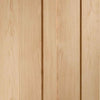 Bespoke Thruslide Surface Novara Oak 2 Panel - Sliding Double Door and Track Kit