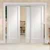 Bespoke Thruslide P10 1P - 3 Sliding Doors and Frame Kit - White Primed