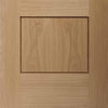 Bespoke Thruslide Piacenza Oak 2 Panel Flush - 4 Sliding Doors and Frame Kit - Groove Design