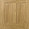 Double Sliding Door & Track - Regency 6 Panel Oak Doors - Prefinished