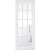 Five Folding Doors & Frame Kit - SA 15 Pane 3+2 - Clear Glass - White Primed