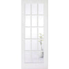 Three Folding Doors & Frame Kit - SA 15L 3+0 - Clear Glass - White Primed