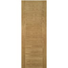 Double Sliding Door & Wall Track - Seville Oak Panel Door - Prefinished